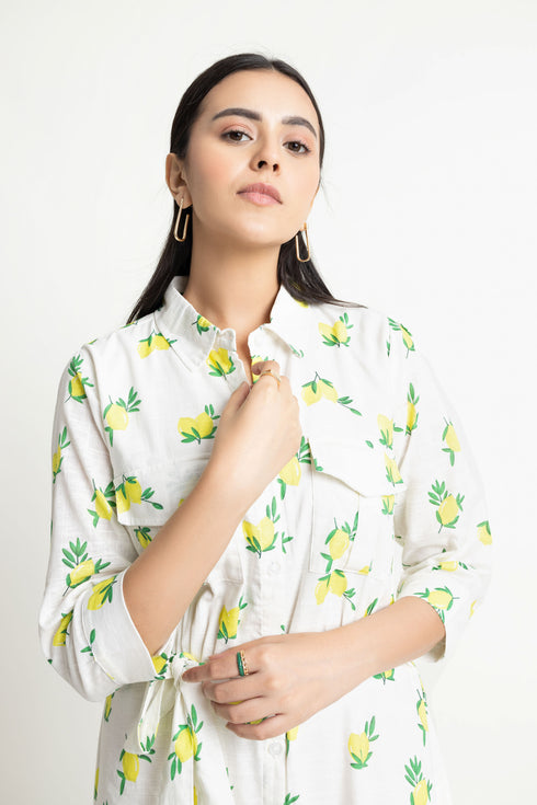 The Lemon Long Dress