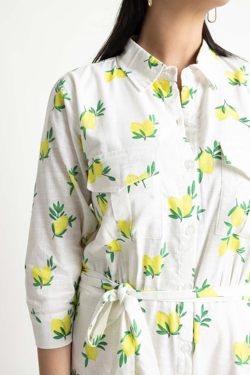 The Lemon Long Dress