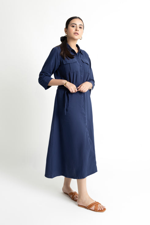 Blue Long Dress