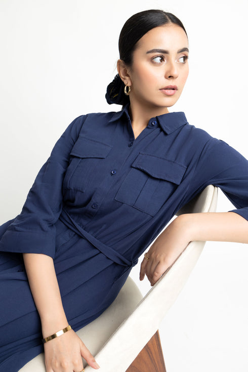 Blue Long Dress