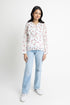 White Floral Top