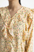 Floral Ruffle blouse