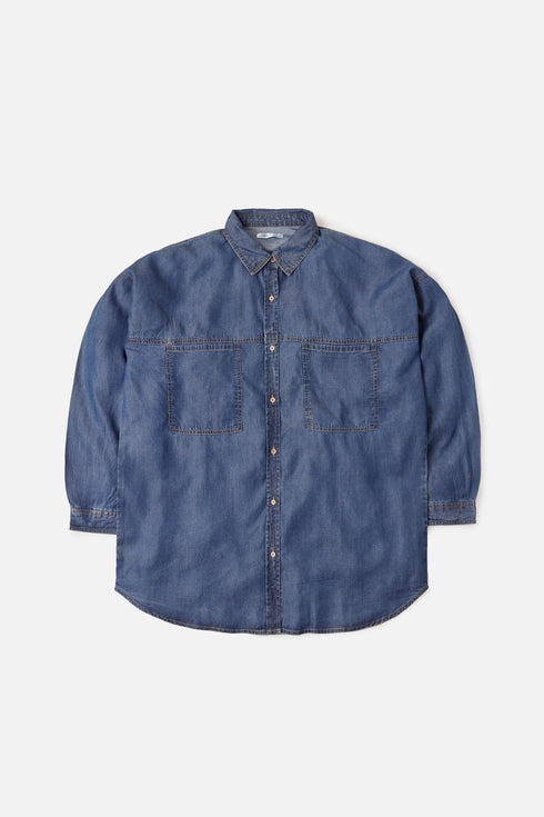 The Oversized Denim Shirt