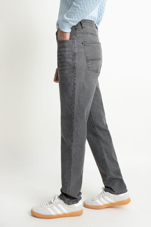 The Tapered Fit Charcoal Jeans