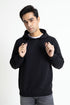 The Quilted Black Hoodie