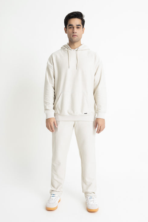 The Regular Fit Beige Hoodie