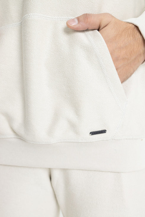The Regular Fit Beige Hoodie