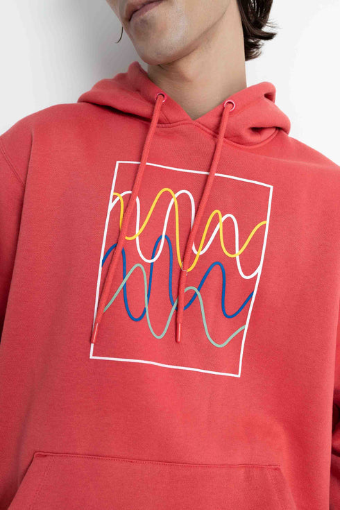 The Red Abstract Hoodie