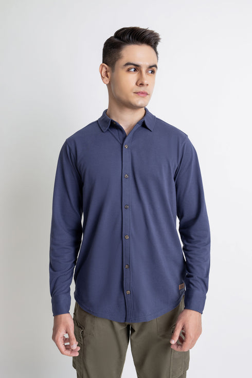 The Blue Button Shirt