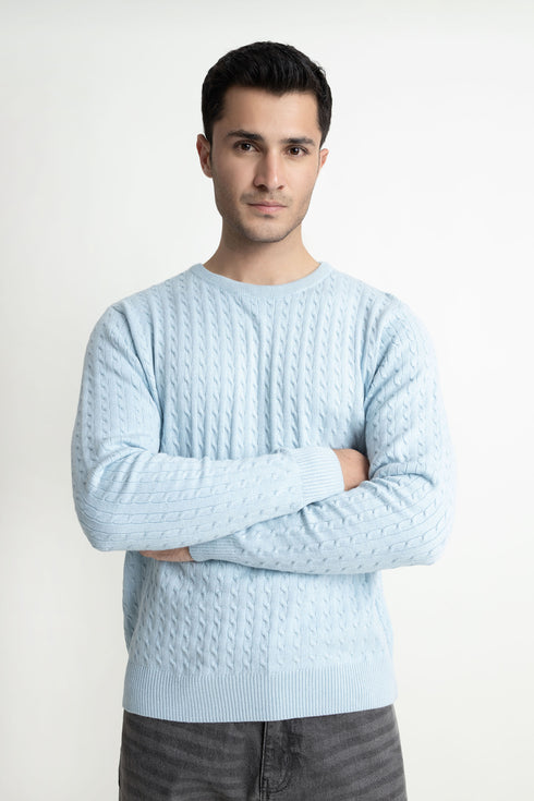 The Regular Fit Cable Knit Sweater