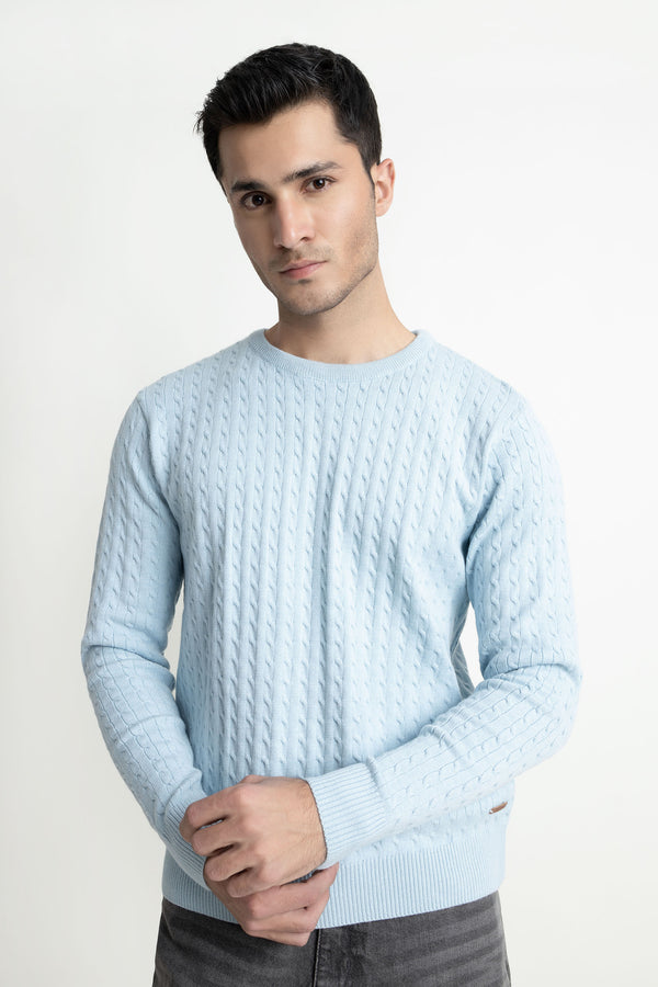The Regular Fit Cable Knit Sweater