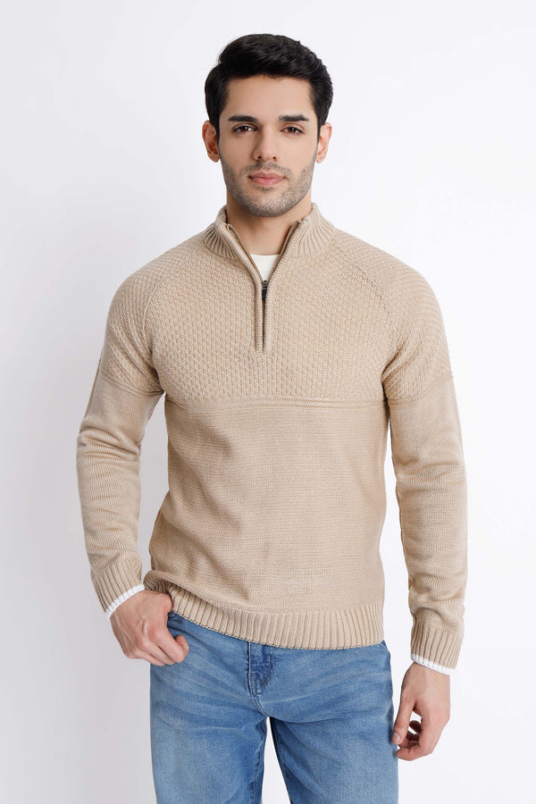 The Regular Fit Mock Neck Sweater