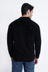 The Black Regular Fit Mock Neck Sweater