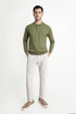 The Regular Fit Olive Polo Sweater