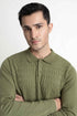 The Regular Fit Olive Polo Sweater