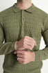 The Regular Fit Olive Polo Sweater