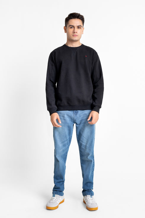 The Solid Black Sweatshirt