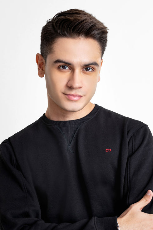 The Solid Black Sweatshirt