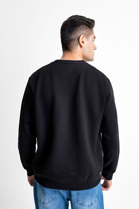The Solid Black Sweatshirt