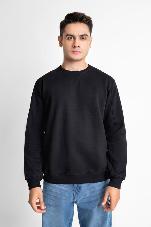 The Solid Black Sweatshirt