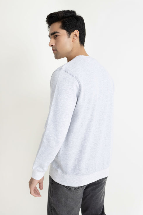 The Grey Embroidered Sweatshirt