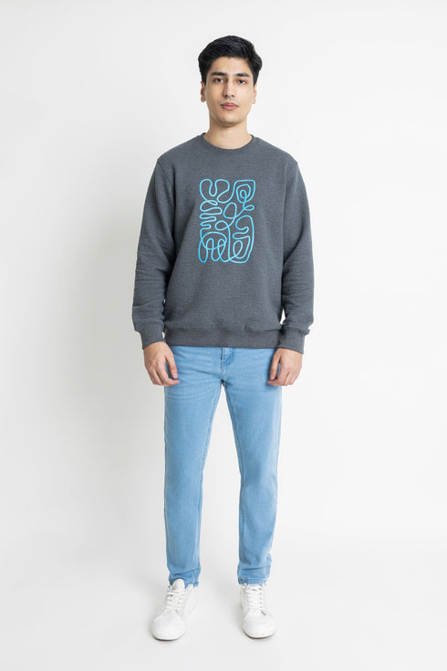 The Abstract Embroidery Sweatshirt