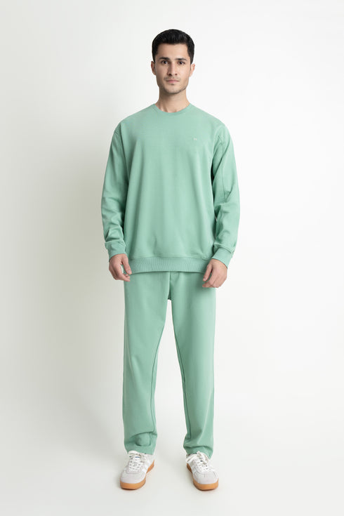 The Regular Fit Green Sweatshirt