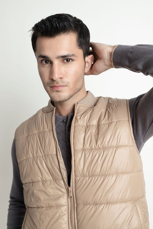 The Beige Puffer Jacket