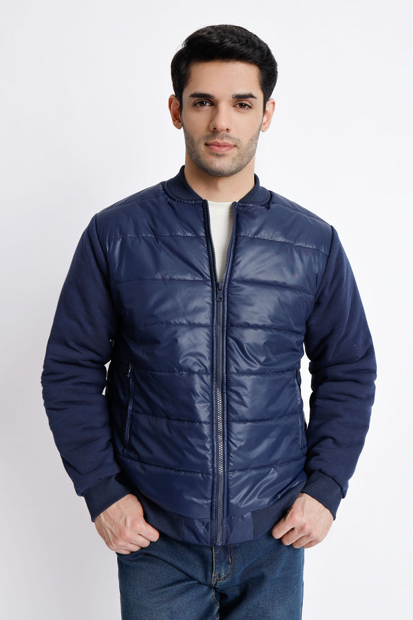 The Regular Fit Navy Puffer Jacket