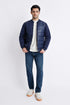 The Regular Fit Navy Puffer Jacket