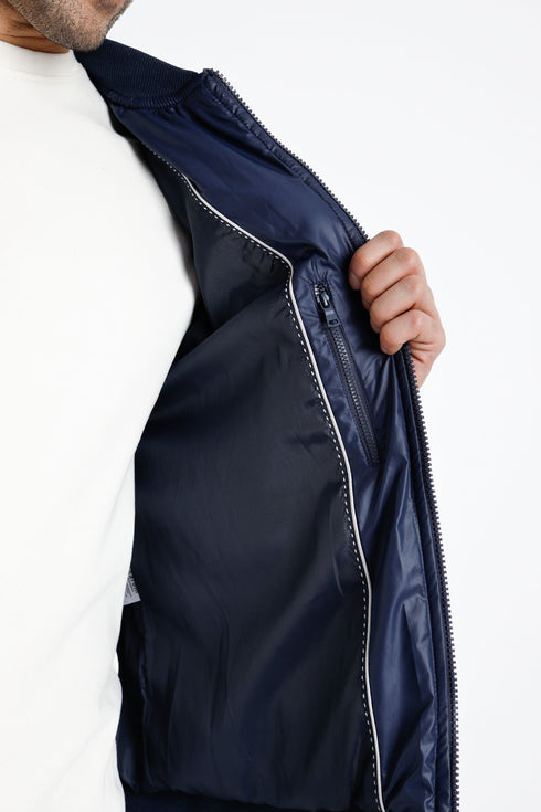 The Regular Fit Navy Puffer Jacket