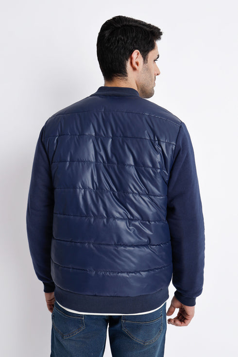 The Regular Fit Navy Puffer Jacket