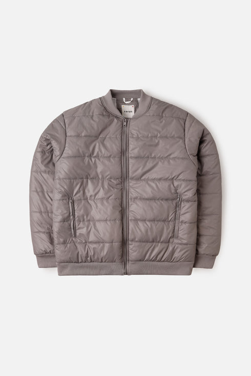 The Regular Fit Grey Puffer Jacket