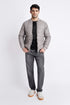 The Regular Fit Grey Puffer Jacket