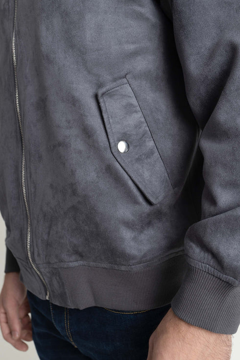 The Regular Fit Suede Jacket