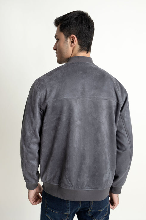 The Regular Fit Suede Jacket