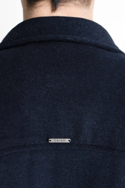 The Navy Blue Oversized Shacket