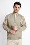The Regular Fit Olive Bomber Jacket