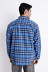 The Oversized Blue Flannel Shirt