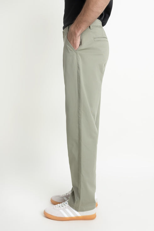 The Olive Loose Fit Chinos