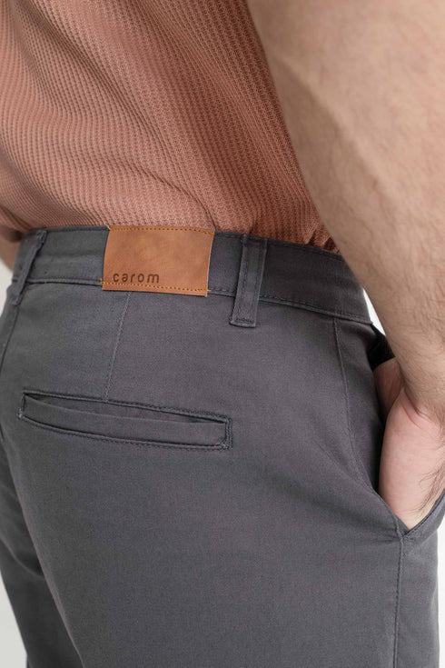 The Charcoal Loose Fit Chinos