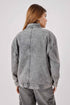 The Boxy Fit Grey Denim Jacket