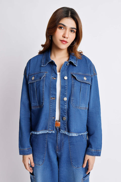 The Boxy Crop Denim Jacket