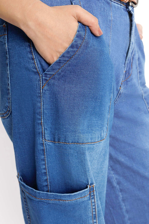 The Wide Leg Cargo Jeans
