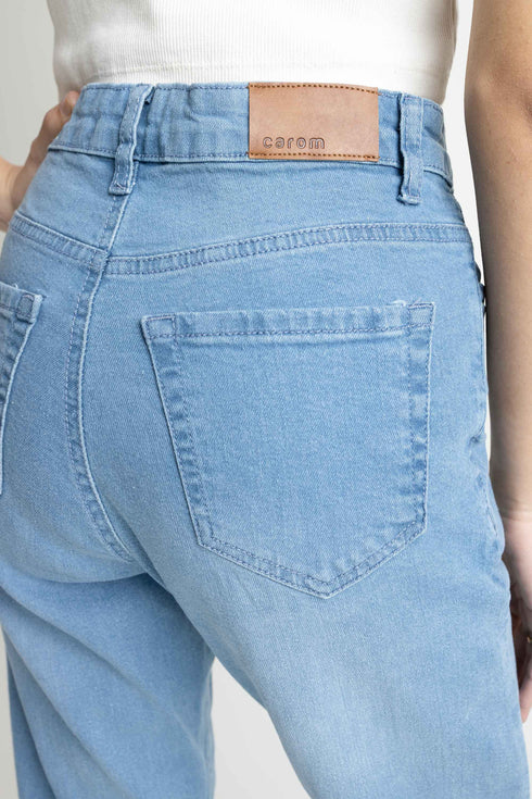 The Mid Wash Bootcut Jeans