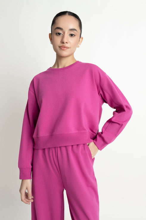The Magenta Boxy Crop Co-ord