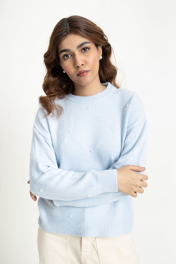 The Blue Pearl Sweater
