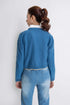 The Blue Crop Sweater