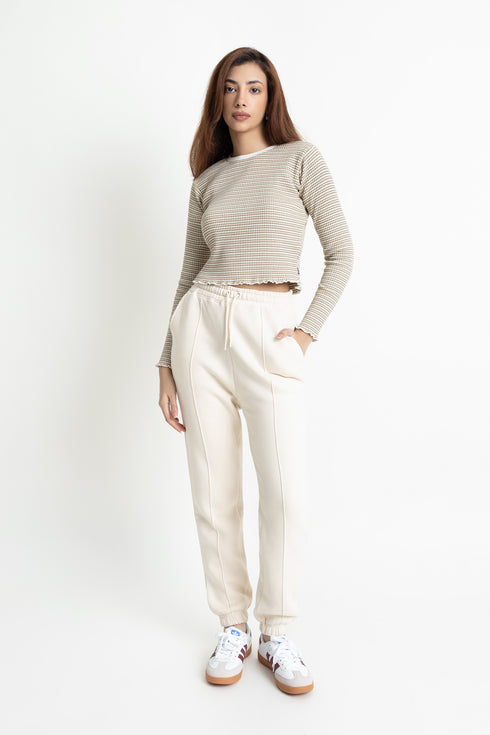 The Cream Jogger Pants