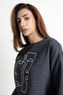 The Charcoal Drop Shoulder Sweatshirt